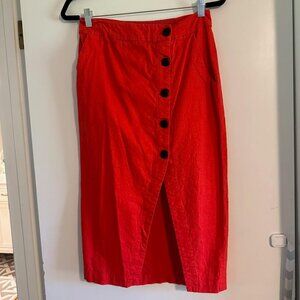 SOLD Urban Outfitters Linen Midi Skirt